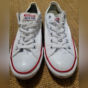 Converse All-star Chuck Taylor White Unisex Tennis Shoes Mens 7 Women's 9